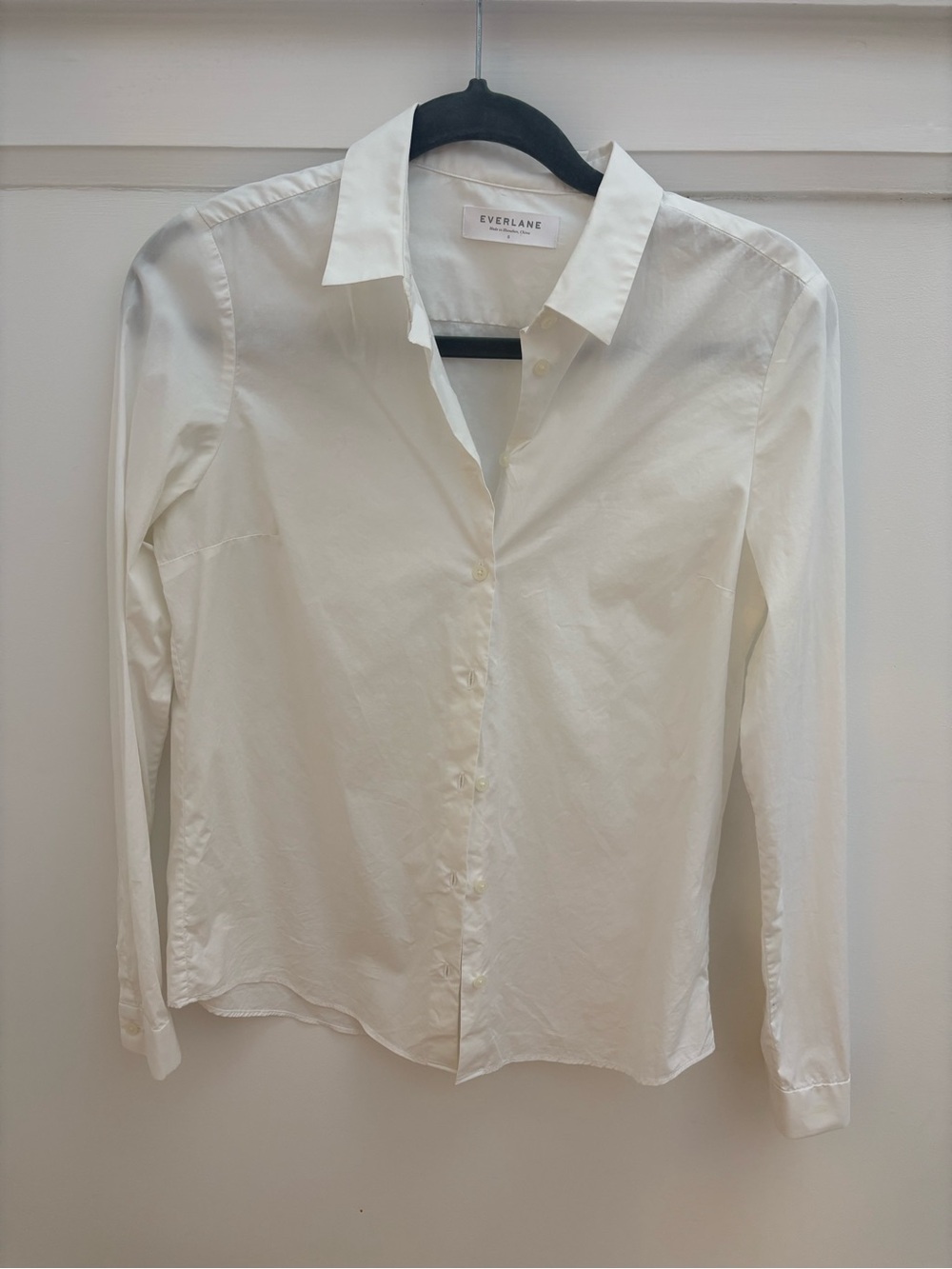 Everlane Off-White Women's Button-Down Shirt